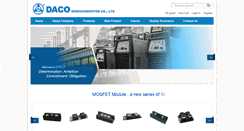 Desktop Screenshot of dacosemi.com